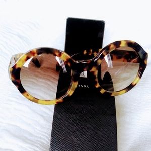 Prada Havana Medium SPR06Q Sunglasses